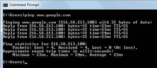 How to Ping Google.com to test your Internet connection – TechLogon