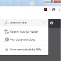 adobe PDF menu