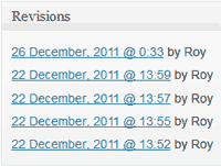 revisions