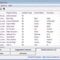 outlook address book view