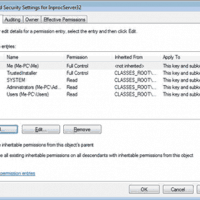 regedit edit key permissions